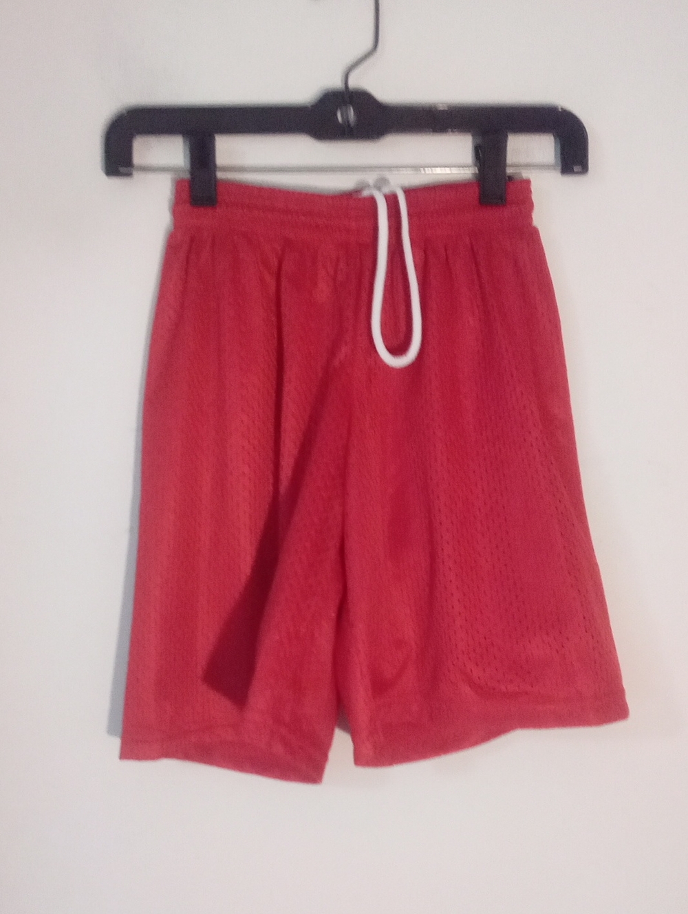 Red Boys Mesh Athletic Shorts By Soffe Medium Youth New NWOT